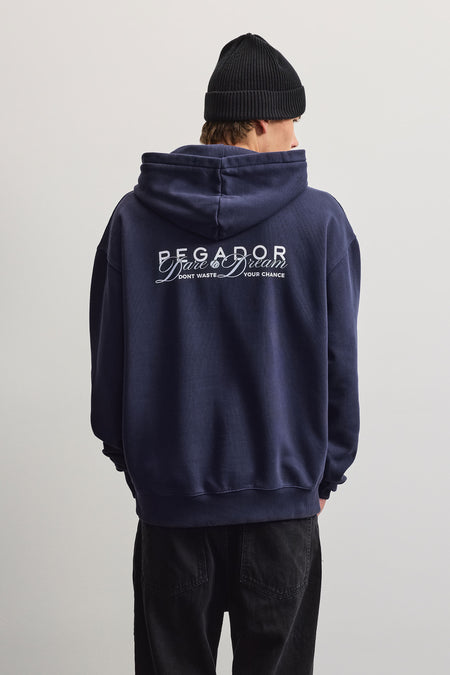 Positano Oversized Hoodie Indigo Blue