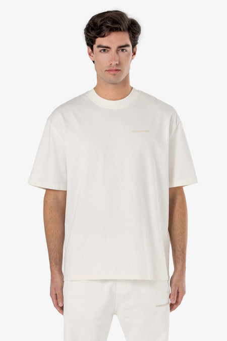 Logo Oversized Tee Warm White Gum