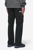 Pegador Risley Cargo Pants Black Gegenansicht aus der PEGADOR® Jeans Kollektion für Herren