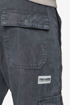 Pegador Risley Cargo Pants Grey Detailshot aus der PEGADOR® Jeans Kollektion für Herren