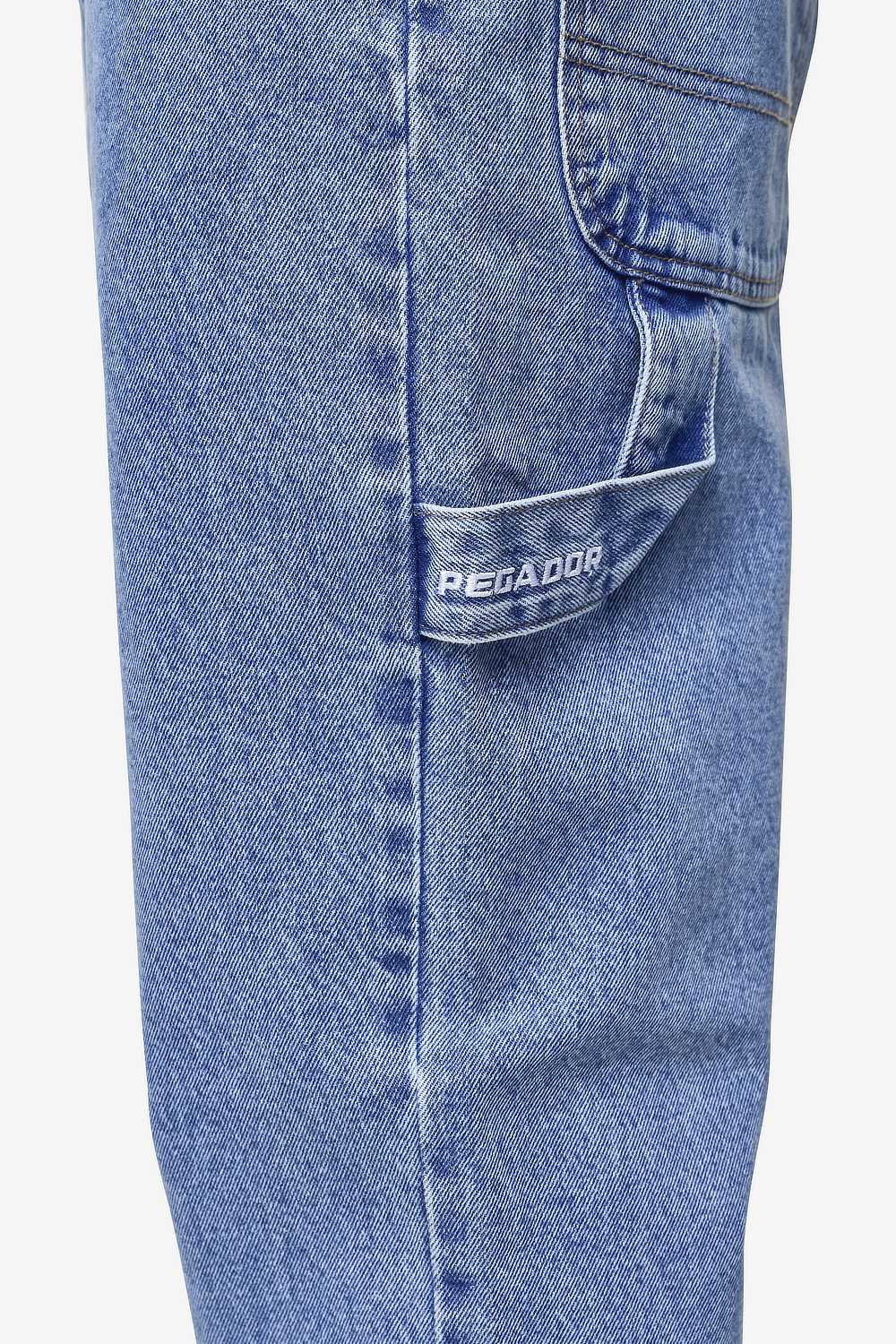 Pegador Daule Baggy Workwear Jeans Washed Blue Gegenansicht aus der PEGADOR® Jeans Kollektion für Herren