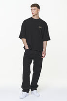 Pegador Tibo Baggy Jeans Washed Black Seitenansicht aus der Built to Last Kollektion für Herren