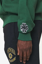 Pegador Smith Oversized Sweat Jacket Vintage Washed British Green Detailshot aus der Built to Last Kollektion für Herren