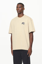 Pegador Marcer Oversized Tee Vintage Washed Kingdom Beige Gegenansicht aus der Built to Last Kollektion für Herren