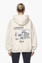 Pegador Harley Oversized Hoodie Vintage Washed Bone White Hauptansicht aus der Built to Last Kollektion für DaHerren