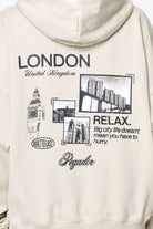 Pegador Harley Oversized Hoodie Vintage Washed Bone White Detailshot aus der Built to Last Kollektion für DaHerren