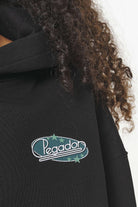 Pegador Savile Oversized Hoodie Black Detailshot aus der Built to Last Kollektion für DaHerren