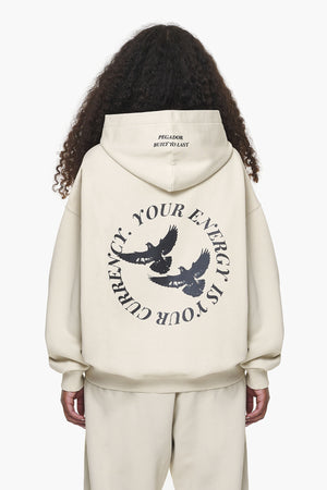 Pegador Portobello Oversized Hoodie Vintage Washed Bone White Hauptansicht aus der Built to Last Kollektion für DaHerren