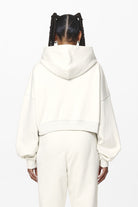 Pegador Marla Cropped Zip Hoodie Washed Salty Cream Gum Gegenansicht aus der Do not Disturb Kollektion für DaHerren