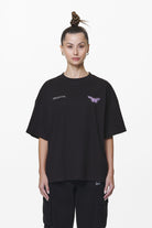 Pegador Eira Oversized Tee Black Seitenansicht aus der Do not Disturb Kollektion für DaHerren