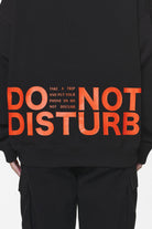 Pegador Groven Oversized Hoodie Black Detailshot aus der Do not Disturb Kollektion für DaHerren