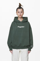 Pegador Habo Oversized Hoodie Washed Sage Green Seitenansicht aus der Do not Disturb Kollektion für DaHerren