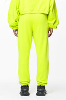 Pegador Villa High Waisted Sweat Pants Washed Lime Yellow Gum Gegenansicht aus der Do not Disturb Kollektion für DaHerren