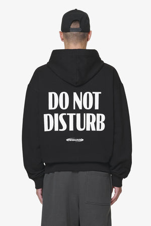 Pegador Crail Oversized Sweat Jacket Black Hauptansicht aus der Do not Disturb Kollektion für Herren