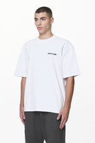 Pegador Crail Oversized Tee White Gegenansicht aus der Do not Disturb Kollektion für Herren