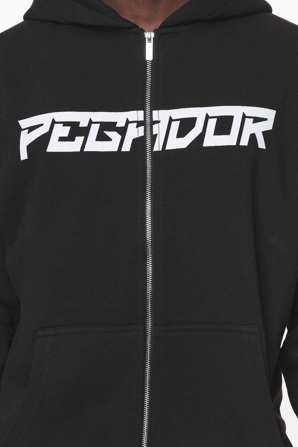 Pegador Donora Oversized Sweat Jacket Black Gegenansicht aus der Do not Disturb Kollektion für Herren