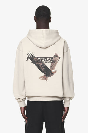 Pegador Fenton Oversized Hoodie Washed Dust Cream Hauptansicht aus der Do not Disturb Kollektion für Herren