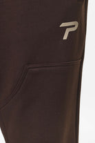 Pegador Tacona Carpenter Sweat Pants Washed Oak Brown Detailshot aus der Do not Disturb Kollektion für Herren