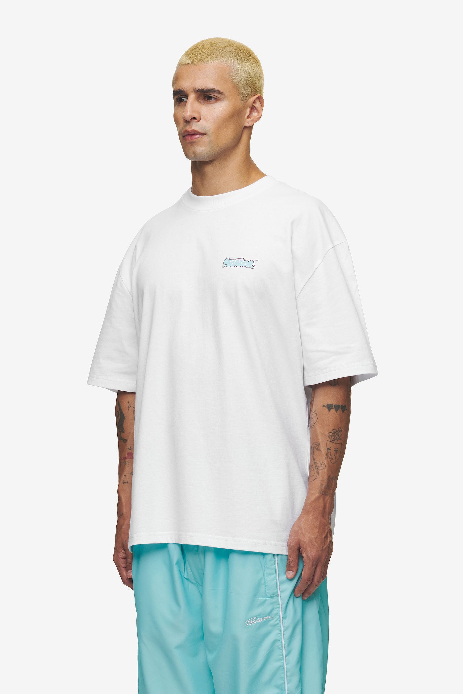 Pegador Barret Oversized Tee White Gegenansicht aus der High summer Kollektion für Herren