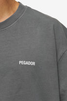 Pegador Gulati Oversized Tee Vintage Grey Detailshot aus der High summer Kollektion für Herren