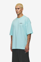 Pegador Patino Oversized Tee Washed Sky Blue Gegenansicht aus der High summer Kollektion für Herren