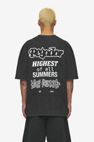 Pegador Denaud Oversized Tee Vintage Black Hauptansicht aus der High summer Kollektion für Herren