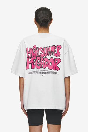 Pegador Farrar Boxy Tee White Hauptansicht aus der High summer Kollektion für DaHerren