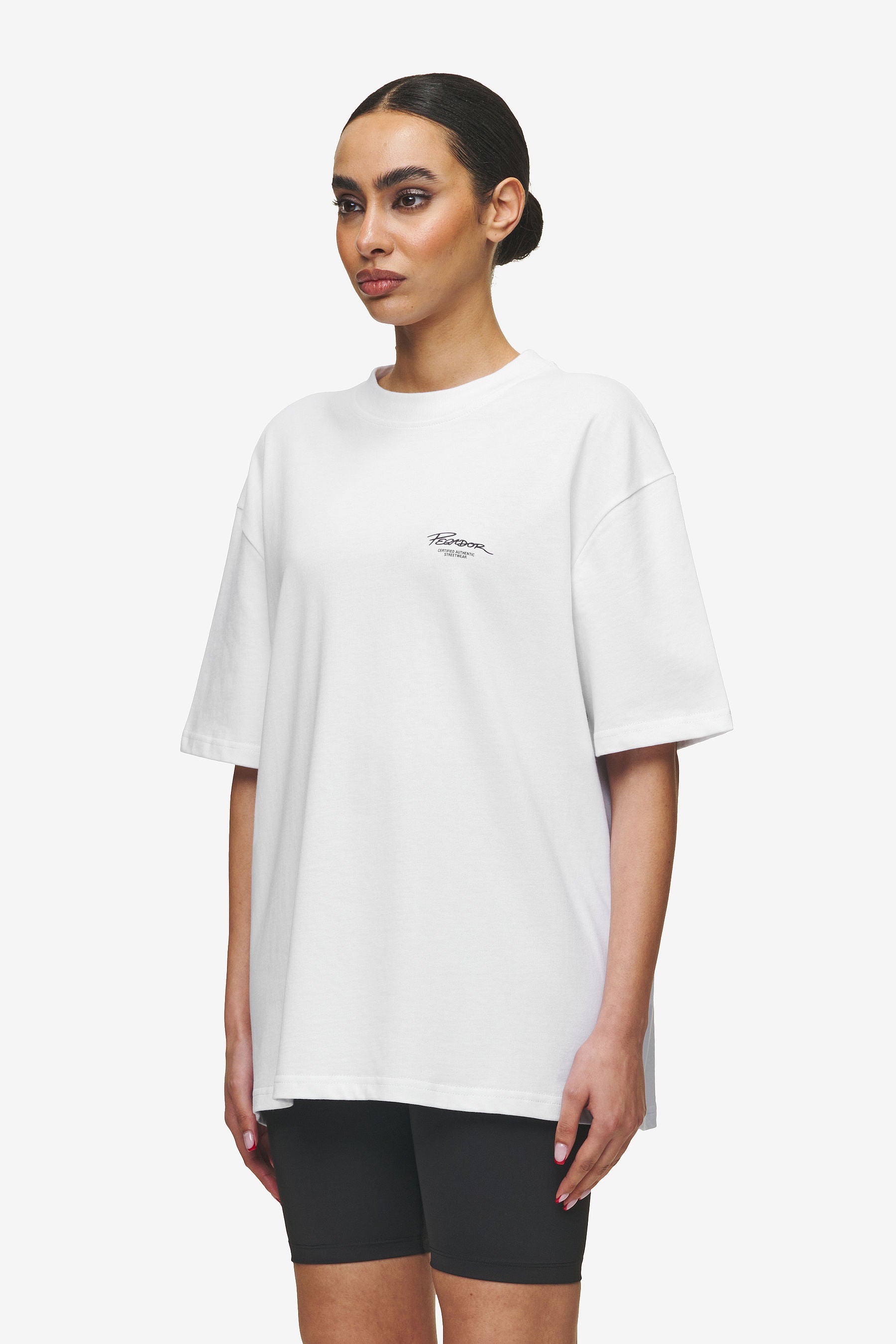 Pegador Banberry Oversized Tee White Gegenansicht aus der High summer Kollektion für DaHerren