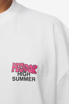 Pegador Farrar Boxy Tee White Detailshot aus der High summer Kollektion für Herren