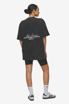 Pegador Banberry Oversized Tee Vintage Black Detailshot aus der High summer Kollektion für DaHerren