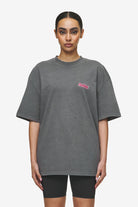 Pegador Barret Oversized Tee Vintage Grey Seitenansicht aus der High summer Kollektion für DaHerren