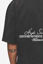 Pegador Banberry Oversized Tee Vintage Black Detailshot aus der High summer Kollektion für Herren