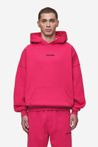 Pegador Logo Boxy Hoodie Washed Virtual Pink Hauptansicht aus der Most Alive Kollektion für Herren