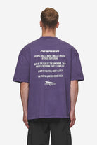 Pegador Dubose Oversized Tee Vintage Deep Purple Hauptansicht aus der Most Alive Kollektion für Herren