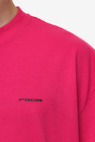 Pegador Edens Oversized Tee Washed Virtual Pink Detailshot aus der Most Alive Kollektion für Herren