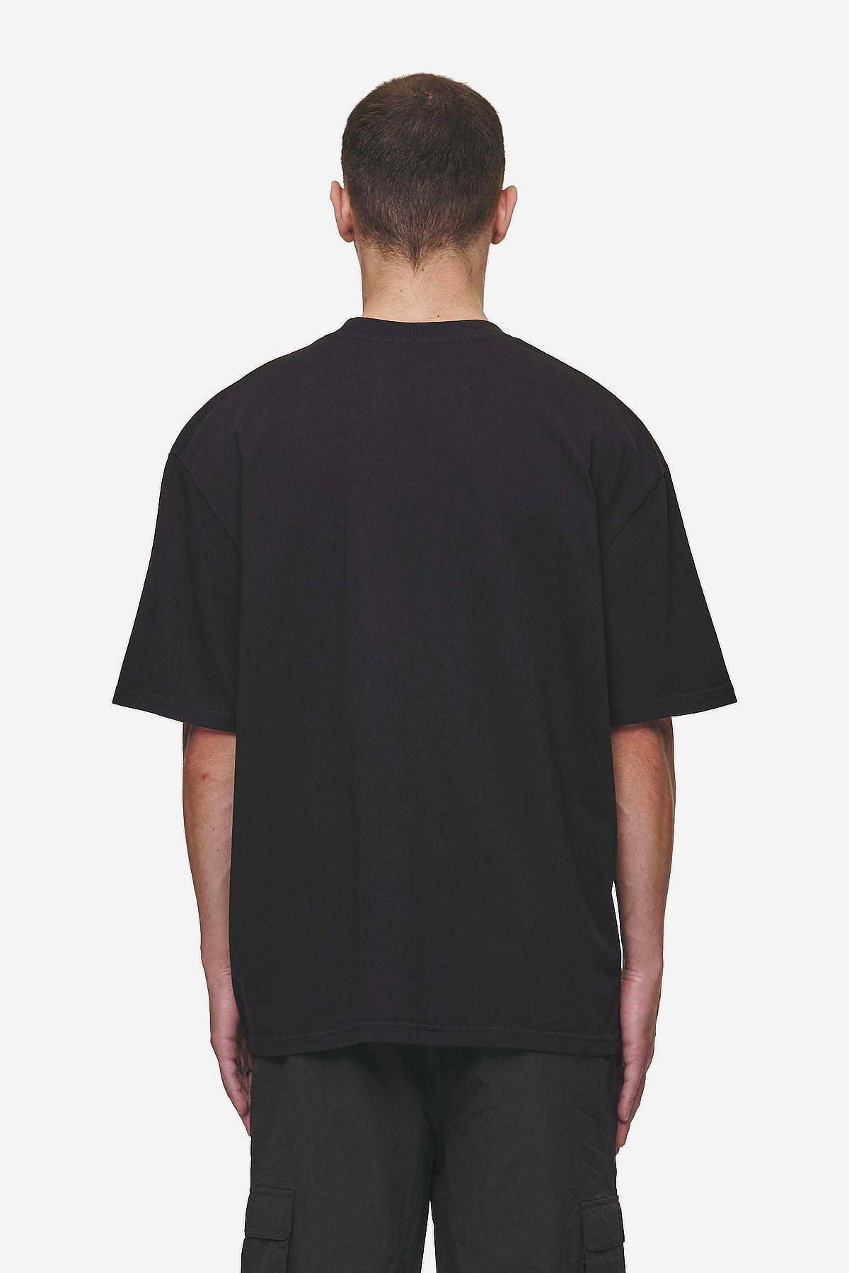 Pegador Conner Oversized Tee Washed Black Gegenansicht aus der Most Alive Kollektion für Herren