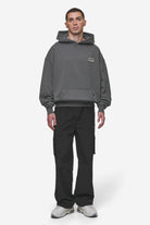 Pegador Fox Oversized Hoodie Washed Anthracite Ganzkörper Bild aus der Most Alive Kollektion für Herren