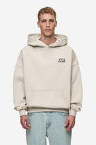 Pegador Duan Boxy Hoodie Washed Light Beige Hauptansicht aus der Most Alive Kollektion für Herren