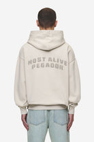 Pegador Buford Oversized Hoodie Washed Light Beige Hauptansicht aus der Most Alive Kollektion für Herren