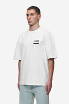 Pegador Hawkins Oversized Tee White Gegenansicht aus der Most Alive Kollektion für Herren