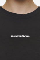 Pegador Ines Cropped Baby Tee Black White Gum Detailshot aus der Most Alive Kollektion für DaHerren