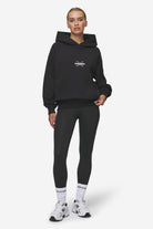 Pegador Belly Oversized Hoodie Washed Black Ganzkörper Bild aus der Most Alive Kollektion für DaHerren