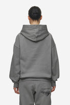 Pegador Amira Oversized Hoodie Washed Deep Grey Black Gegenansicht aus der Most Alive Kollektion für DaHerren