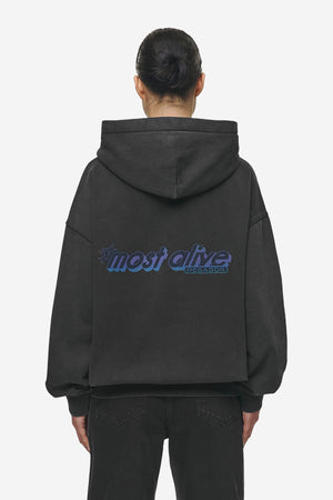 Pegador Thea Oversized Hoodie Vintage Black Hauptansicht aus der Most Alive Kollektion für DaHerren