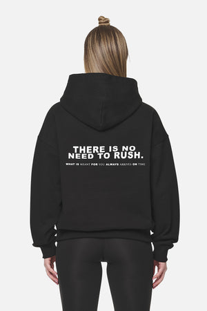 Pegador Paluma Oversized Hoodie Black Hauptansicht aus der Never Too Late Kollektion für DaHerren