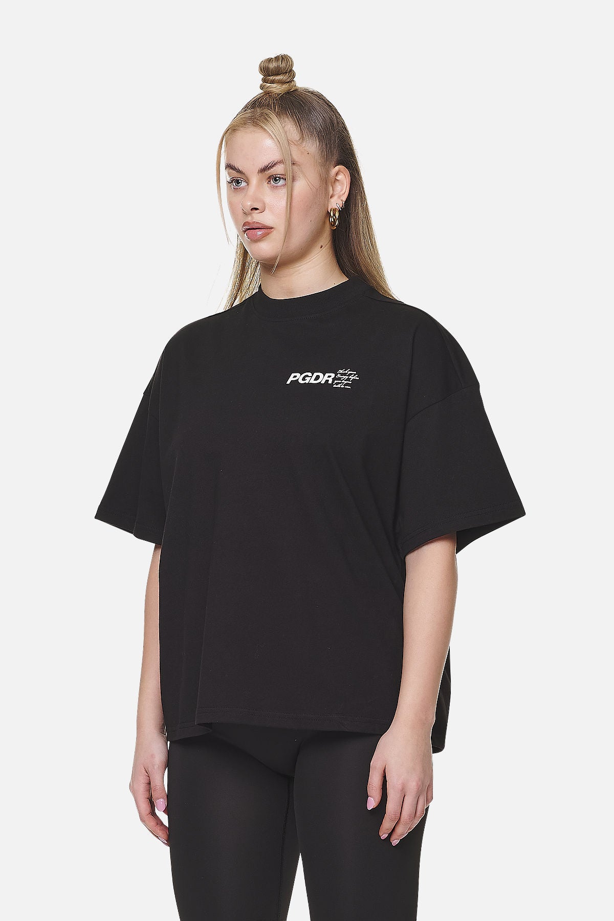 Pegador Habana Heavy Oversized Tee Black Gegenansicht aus der Never Too Late Kollektion für DaHerren