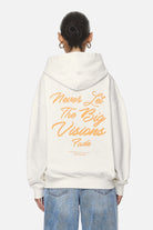 Pegador Berri Oversized Zip Hoodie Washed Coconut Milk Hauptansicht aus der Never Too Late Kollektion für DaHerren