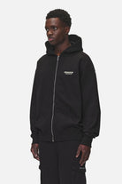 Pegador Alchar Oversized Sweat Jacket  Washed Black Gegenansicht aus der Never Too Late Kollektion für Herren