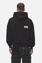 Pegador Clayson Boxy Hoodie Washed Black Gegenansicht aus der Never Too Late Kollektion für Herren