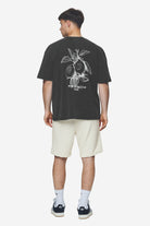 Pegador Goret Oversized Tee Vintage Black Detailshot aus der Next Wave Kollektion für Herren